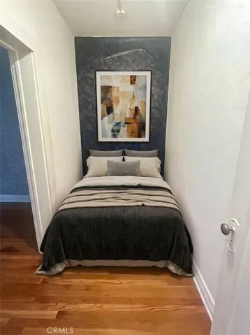 virtually staged bed area