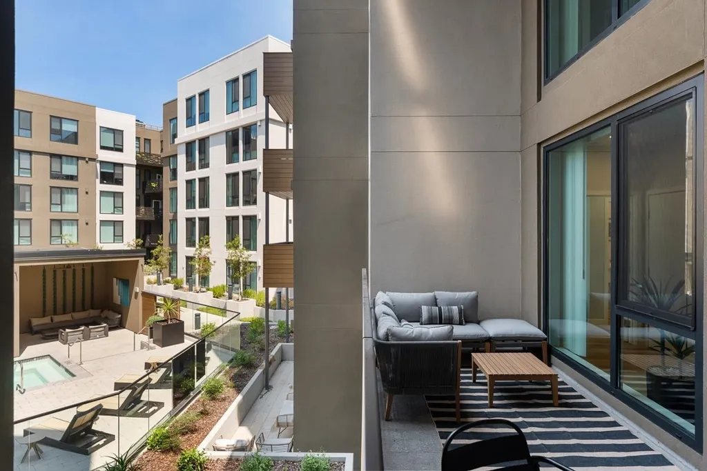 Balcony with outdoor lounge area