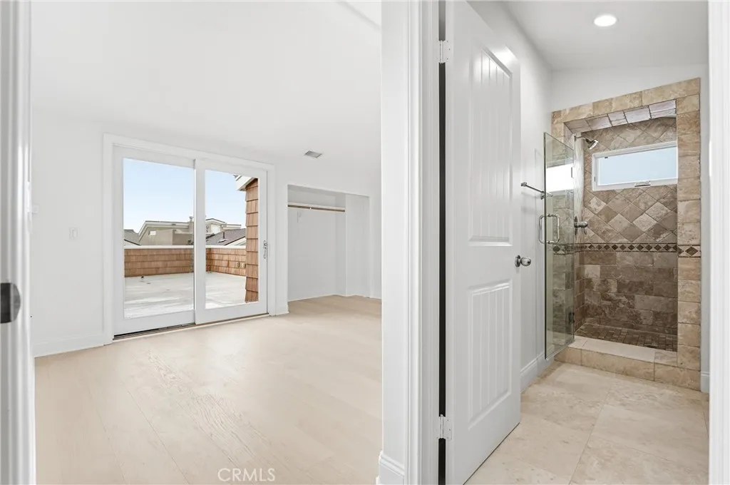 3rd Floor Bedroom/Office, with view to roof top deck