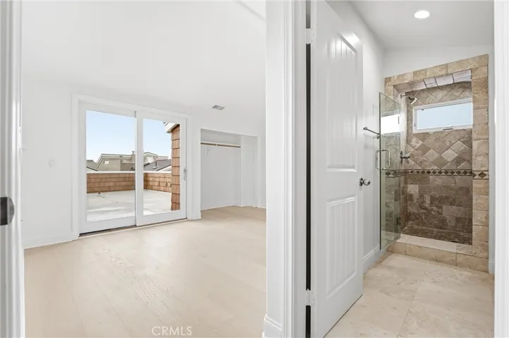 3rd Floor Bedroom/Office, with view to roof top deck