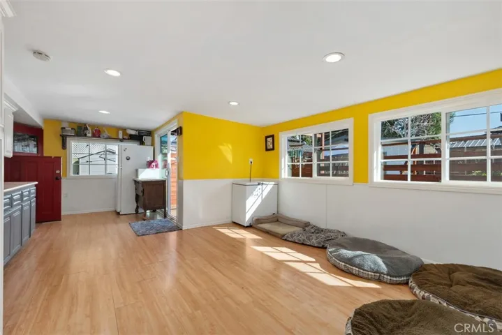 Indoor area for the dogs