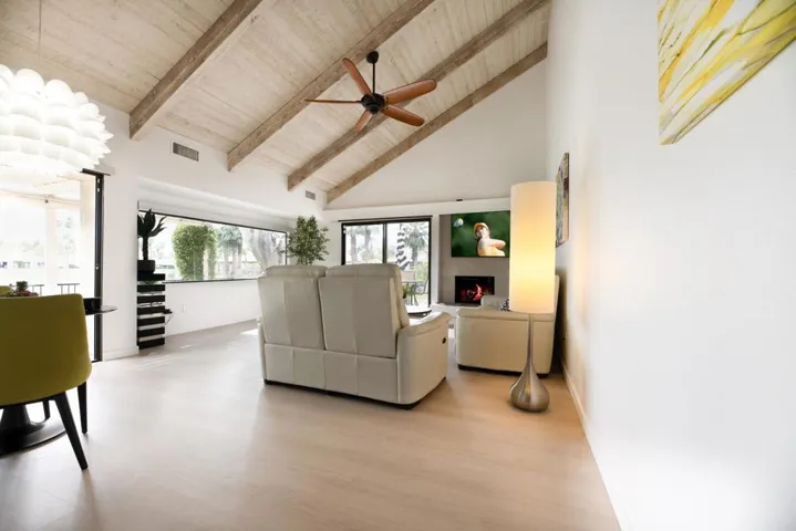 living room looking west