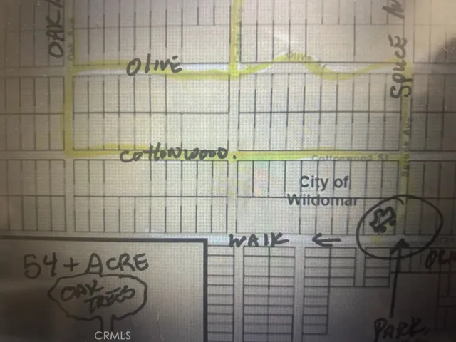 Park at Orange and Spruce. Walk 800 ft to lot , FYI someont put fence on oak to orange -Note