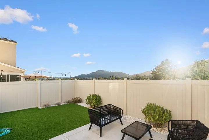 Backyard with Turf