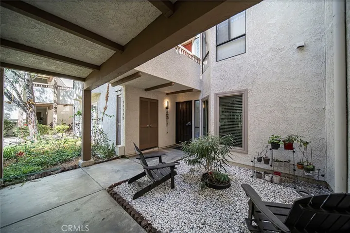 Courtyard sitting area.