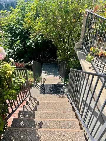 Steps to garden