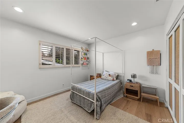 upstairs Guest Bedroom #1 with Wardrobe Closet