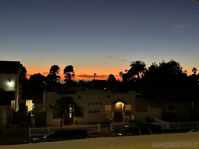 Sunset view from floor balcony