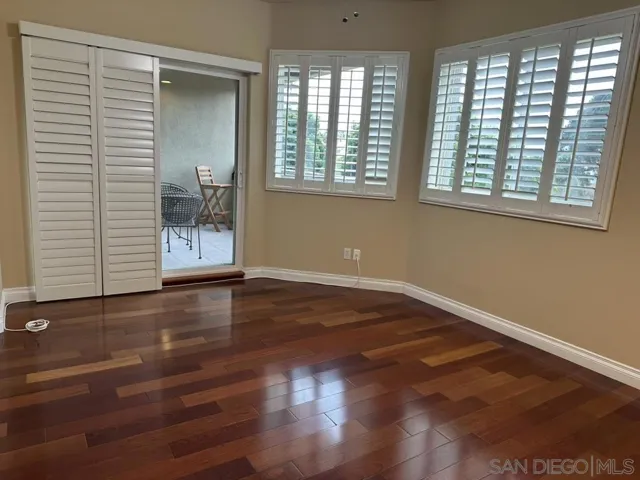 Main bedroom - access to west facing balcony