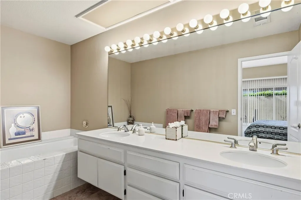 Primary bath with separate shower - dual sinks