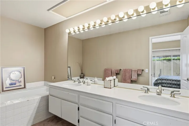 Primary bath with separate shower - dual sinks