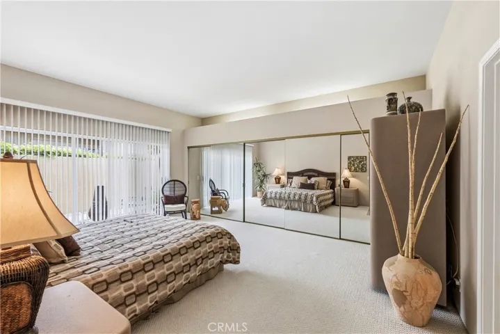 Primary suite with access to courtyard
