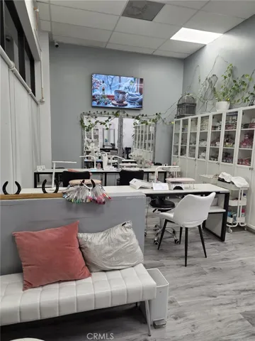 Front View of Nail Stations