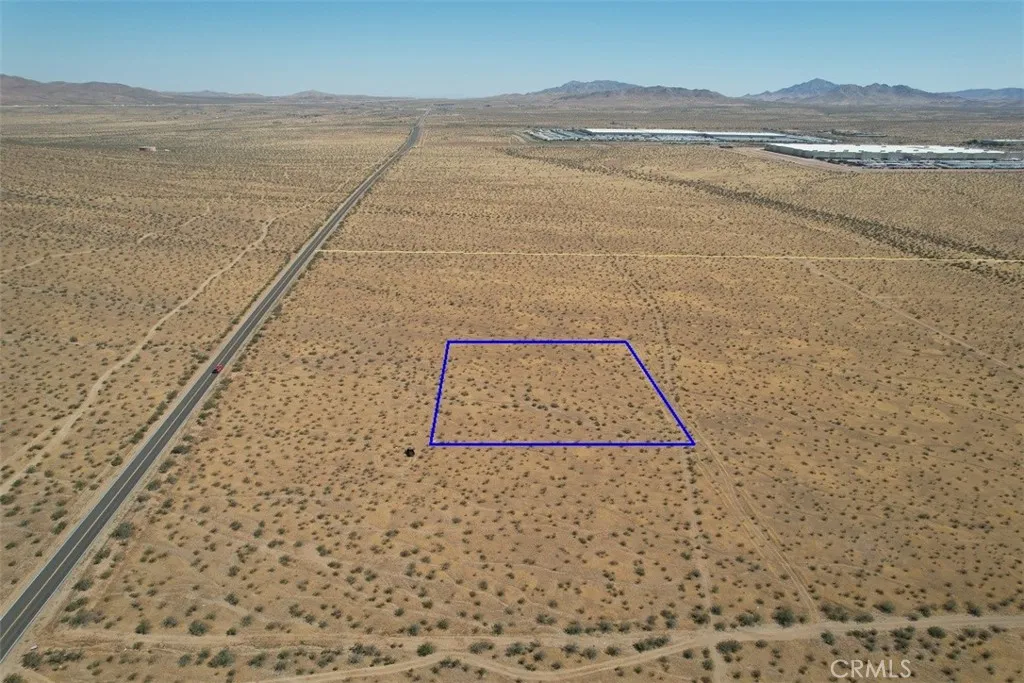 Dale Evans Pkwy to the left of photo - Looking North Apple Valley toward Walmart/former Big Lots Distribution Centers.