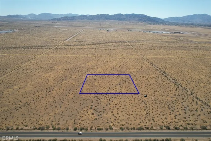 Dale Evans Pkwy at bottom of photo - Looking East Apple Valley.