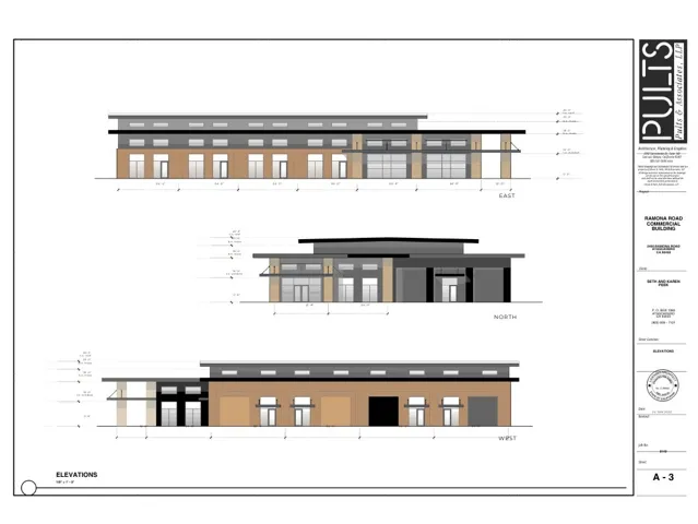 Office space in front, commercial in the back.