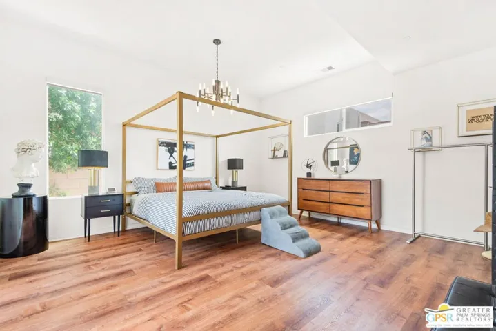 Main floor primary bedroom