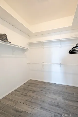 Master walk-in closet