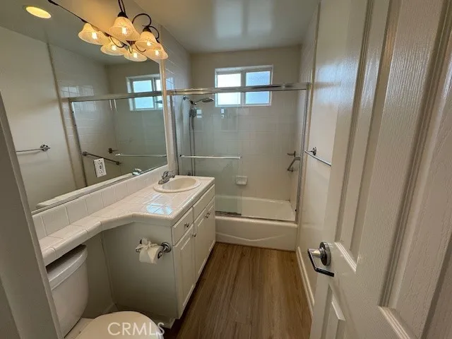 Bathroom with tub - shower combo