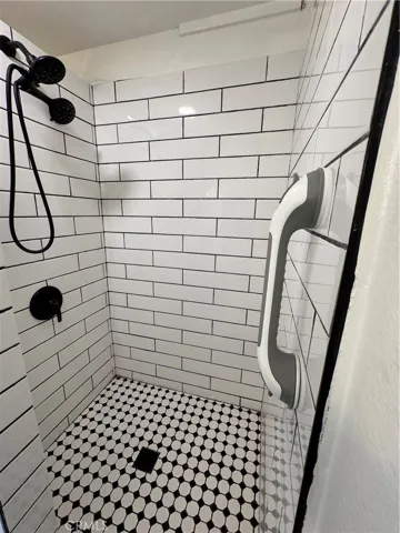 Downstairs shower
