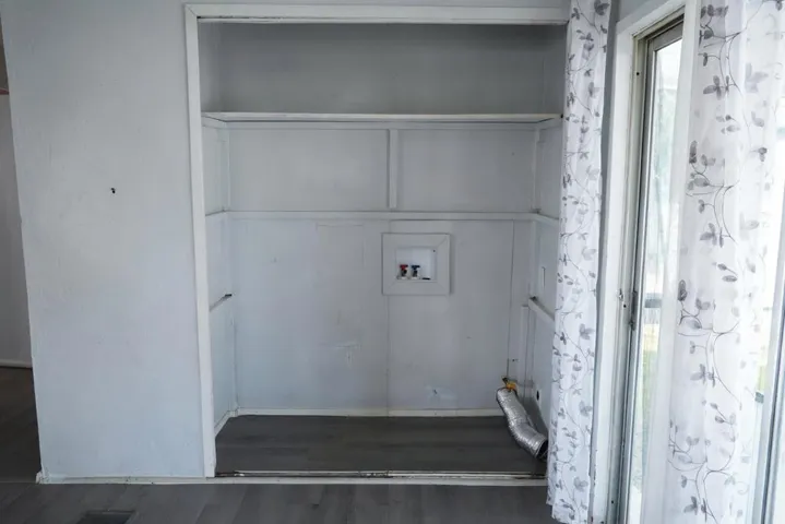 Laundry closet