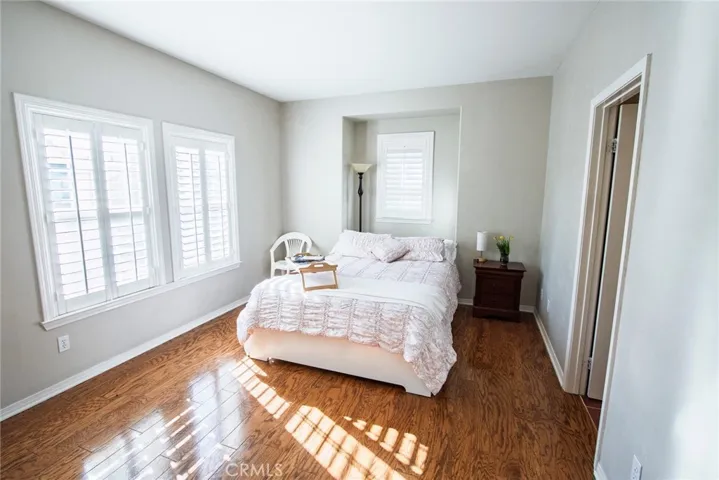 Bedroom boasting lots of natural light