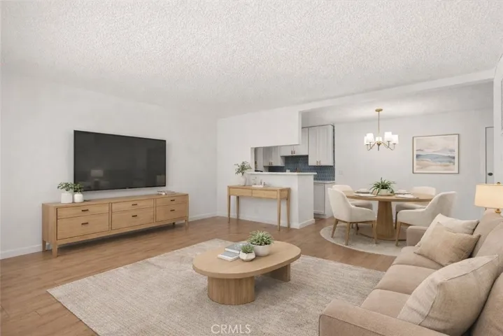 Living Area Virtually Staged