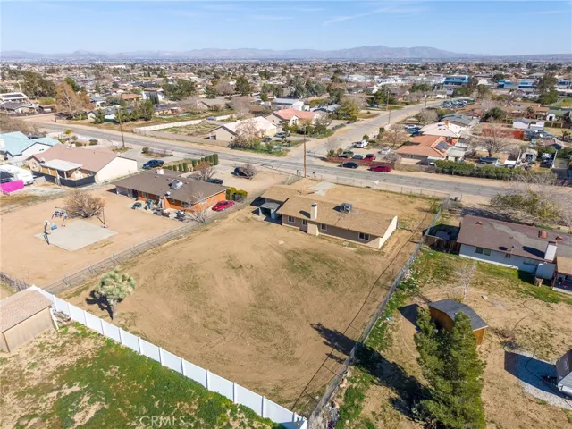 Aerial #5 side view of the back