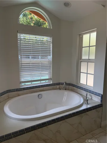 Master bath oversized tub
