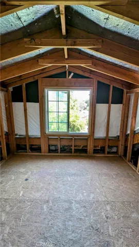 Unfinished attic