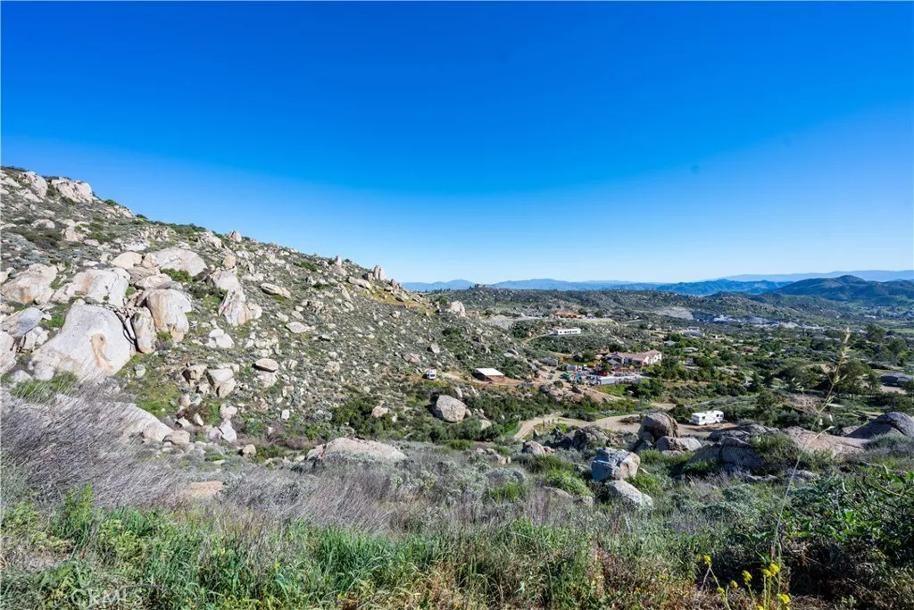 View from access road