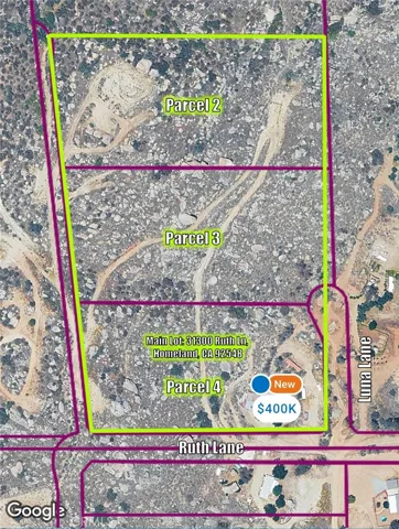 Approximate lot lines