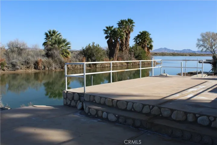 Viewing deck down river