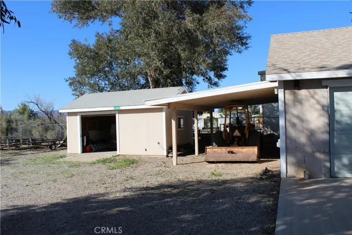 Additional shed for riding mower