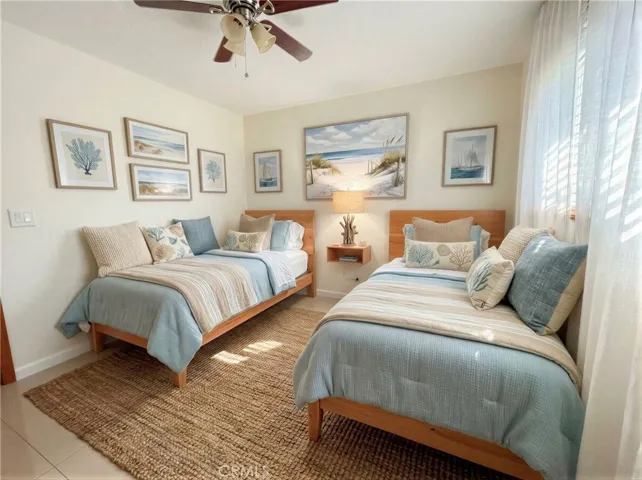 Bedroom upstairs- Virtually Staged