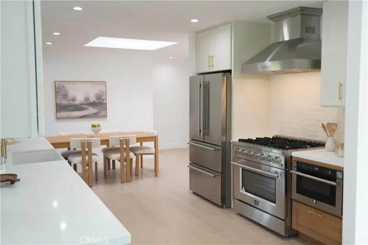 Kitchen with view toward dining room
