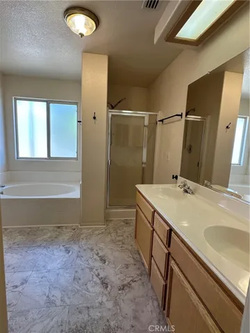 Seperate shower and tub
