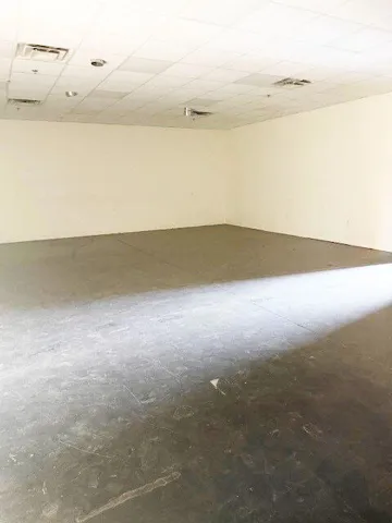 Middle section, All open, has a door  to