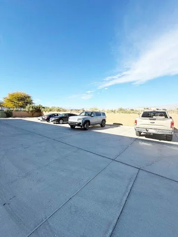 Back parking lot