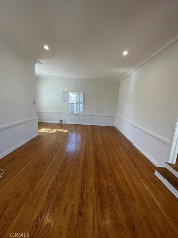 Reverse view of the living room.