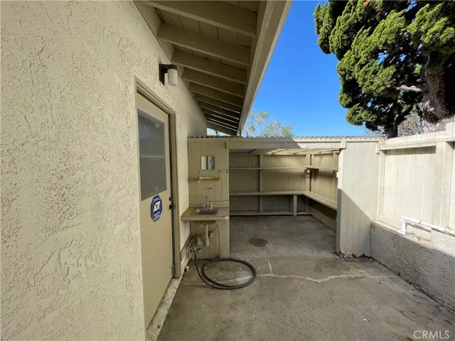 Landscaping storage area