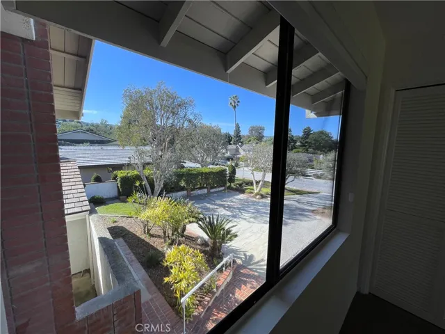 View of the front of the house from the bedroom window
