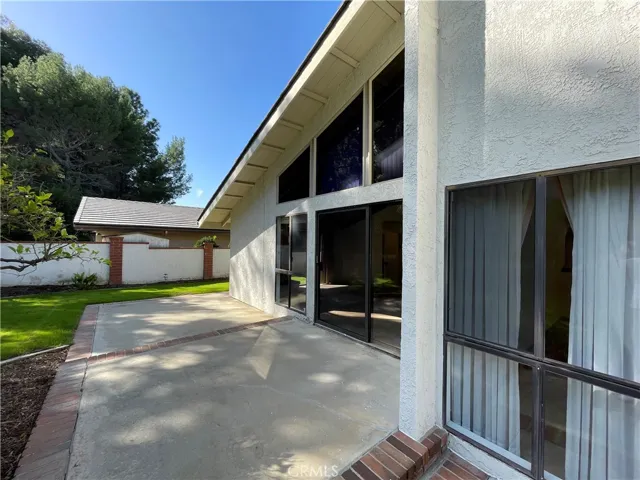 View of the sliding doors to the master bedroom