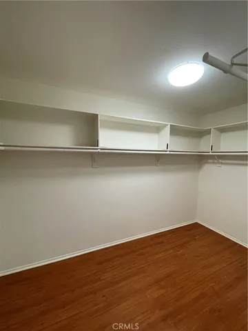 Large walk-in closet for the master bedroom