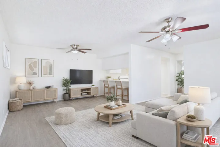 Virtually Staged Living Room