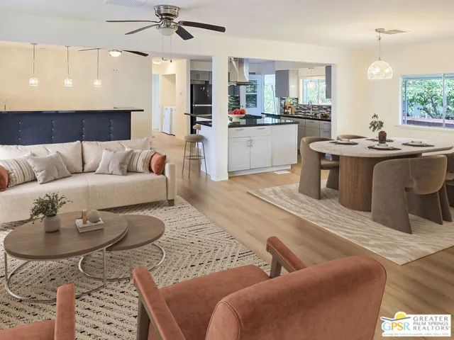 Great Room virtual staging