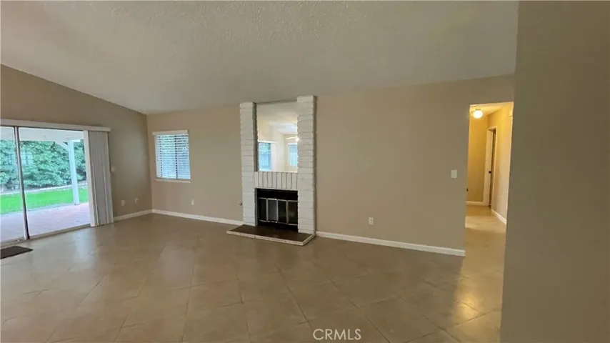 Living room from front door
