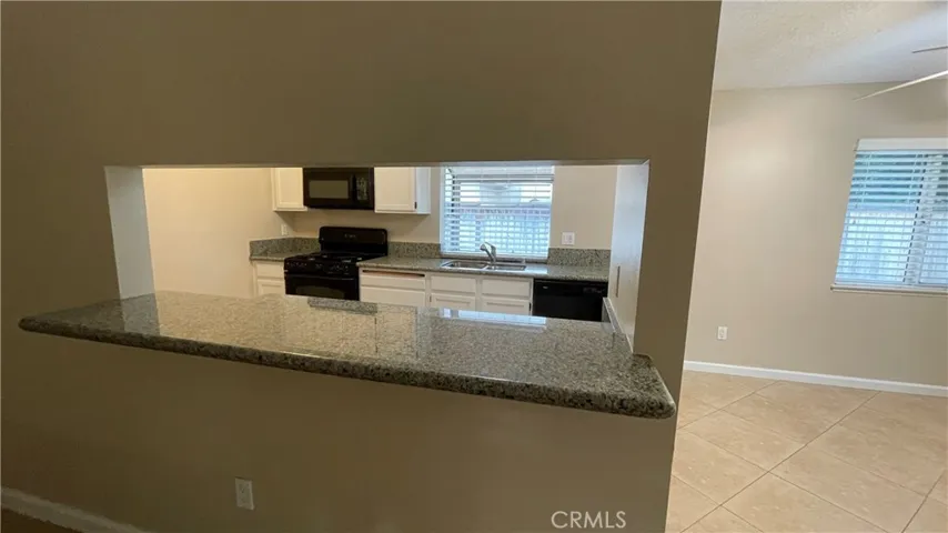 Look through breakfast bar