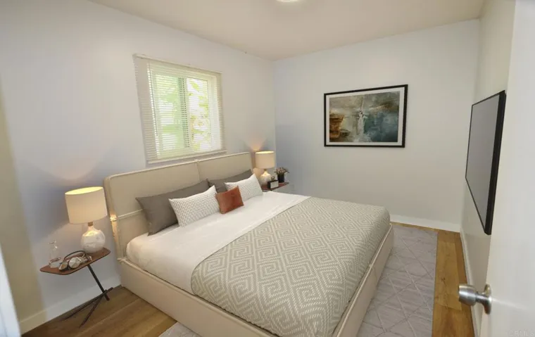 1st Bedroom, this photo has been virtually stated.