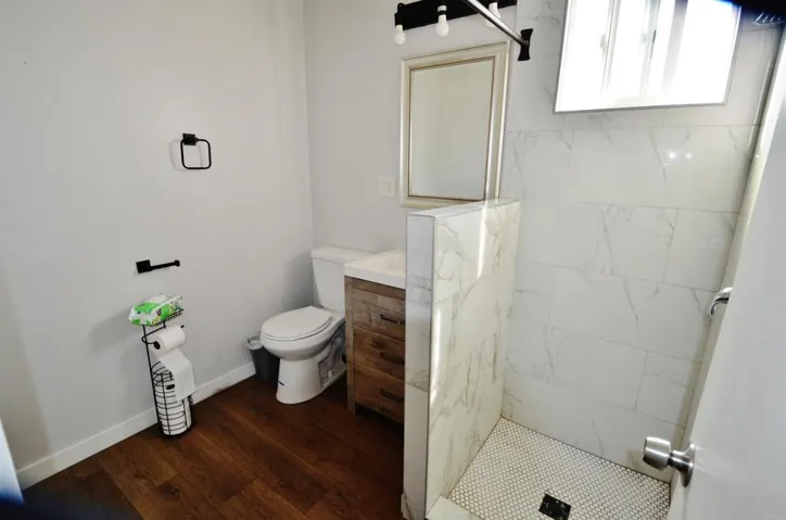 Bath located within the master bedroom.